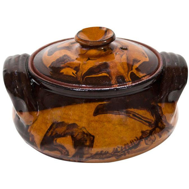 Ceramic casserole pot 