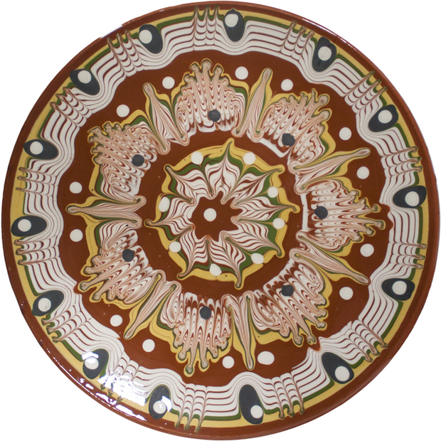 Flat plate with Troyan pattern 19.5cm