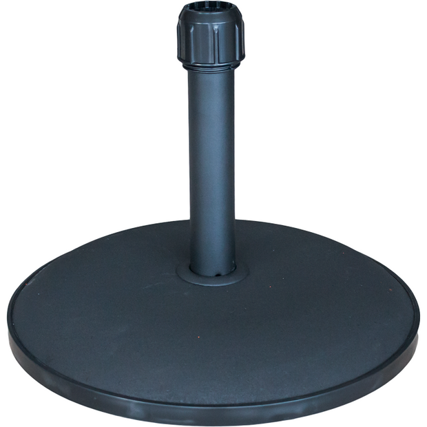 Round umbrella base black 15kg