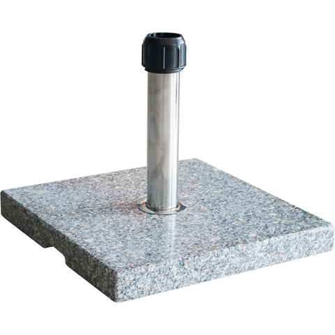 Square umbrella Base granite grey 30kg
