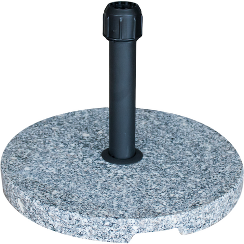 Round umbrella base granite grey 22kg