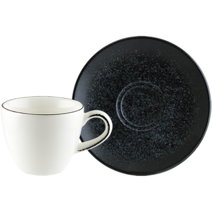 Vesper Matt Coffee cup with saucer 80ml