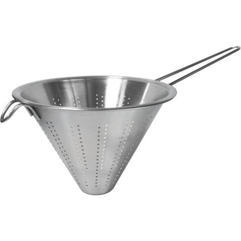 Stainless steel conical colander 18cm