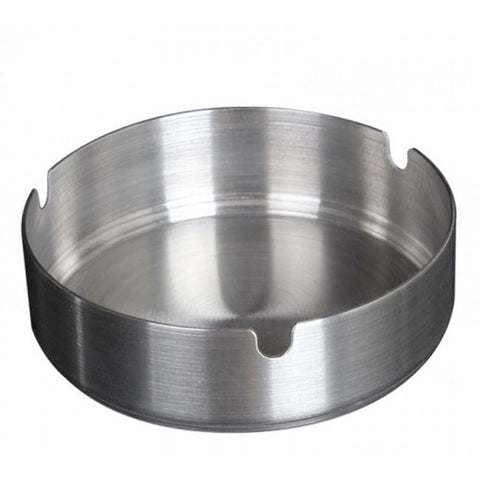Metal round ashtray 12cm stackable