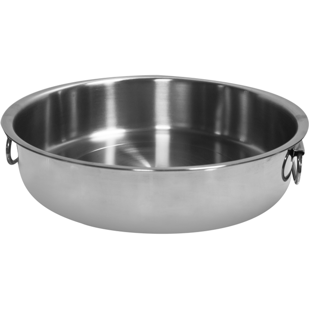 Round deep roasting tray with handle 32cm