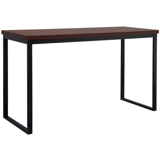 Rectangular metal/wood "Antique" bar table black matte 180cm