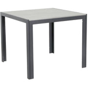 Square table "Plastic Wood Grey" 90cm