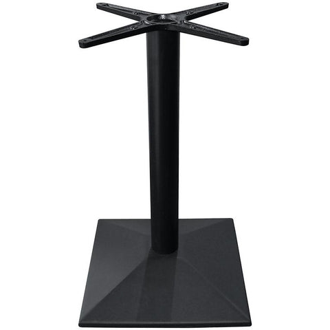 Metal table stand for square/round table black 40cm