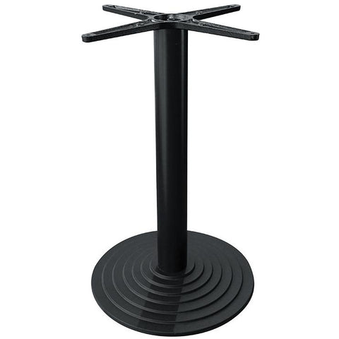 Metal table stand for square/round table black 43cm