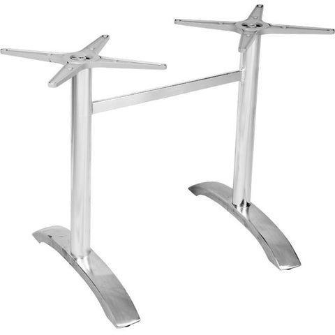 Aluminium stand for rectangular table top 68cm