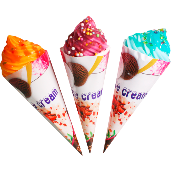 Decorative Ice cream cones
