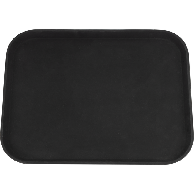 Rectangular serving tray black 40.6x30.5cm