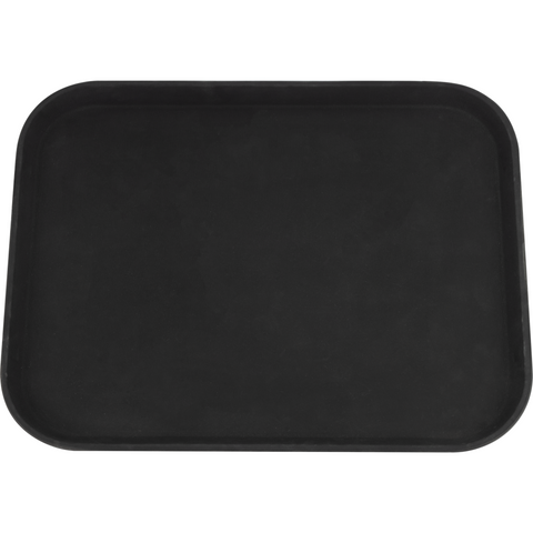 Rectangular serving tray black 51cm