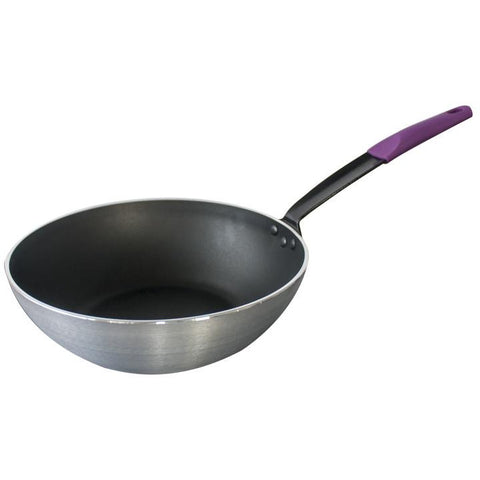 Wok with silicone covered handle "Saffron" 30x8.5cm