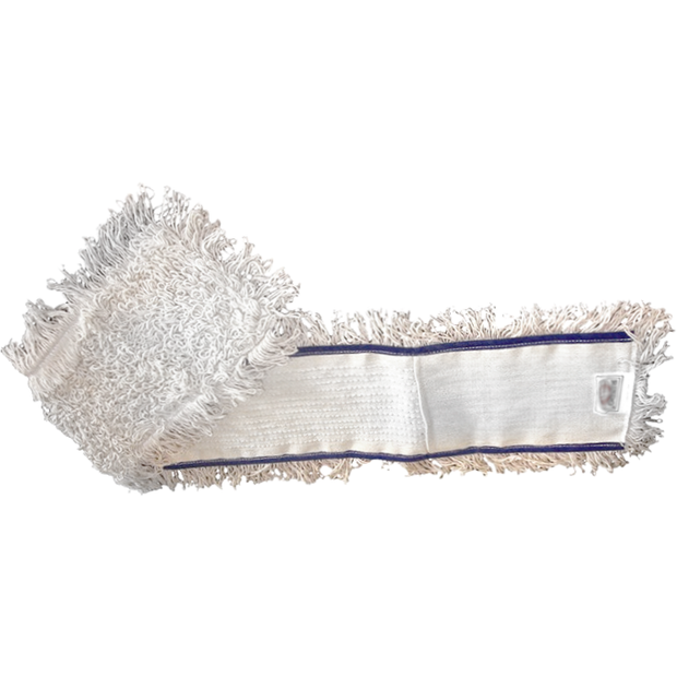 Cotton flat mop for combined cleaning 100cm