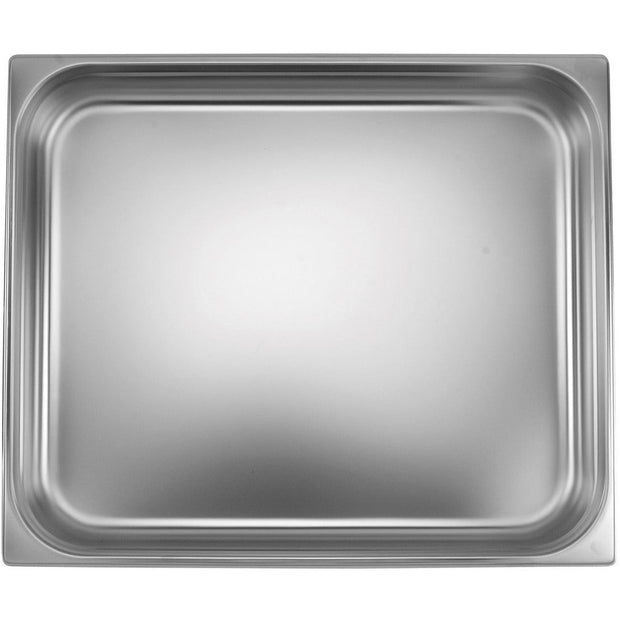Stainless steel 18/10 gastronorm container GN 2/1 20mm 4.5 litres