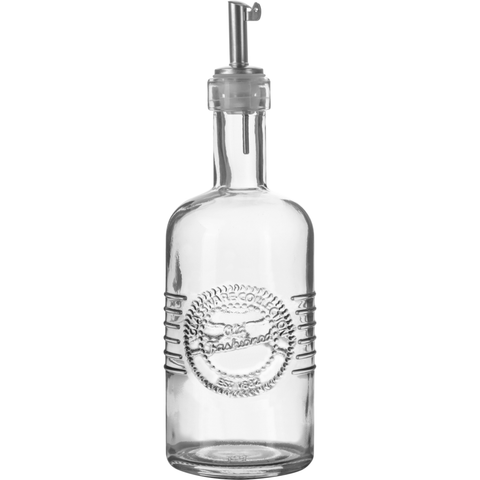 Oil/vinegar bottle with pourer "Old Fashioned" 350ml