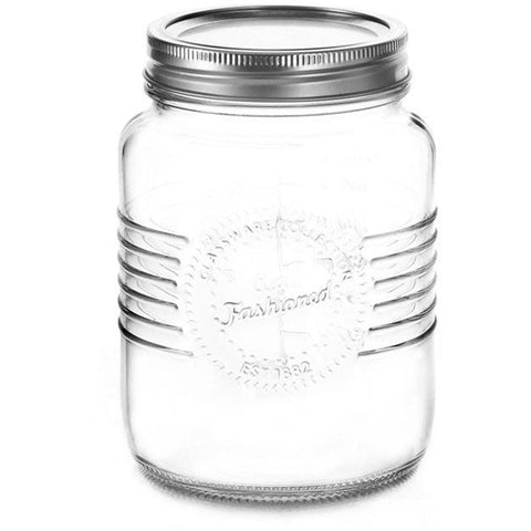 Glass jar with lid 1 litre