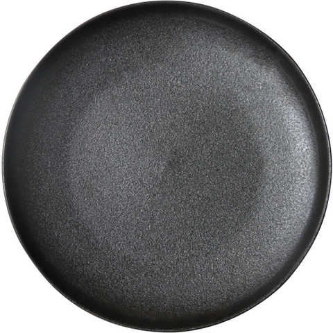 Ceramic plate black 19cm