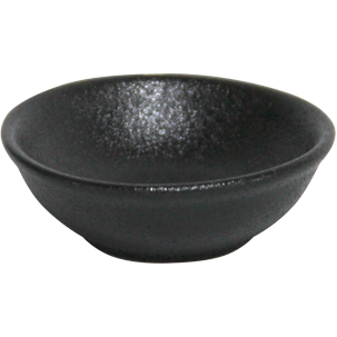 Ceramic sauce bowl black 7.5cm
