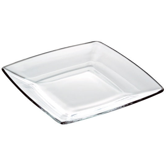 Square glass plate 18.5x18.5cm