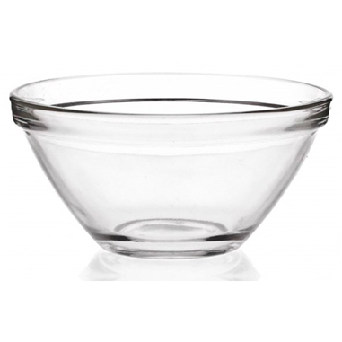 Glass bowl 23cm 2.4 litres