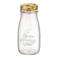 Glass bottle with lid 400ml