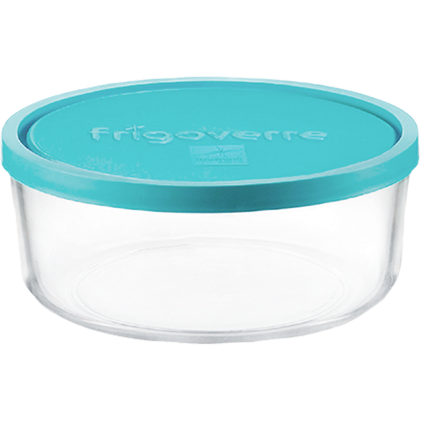 Round glass storage box 23x9.6cm 3.1 litres