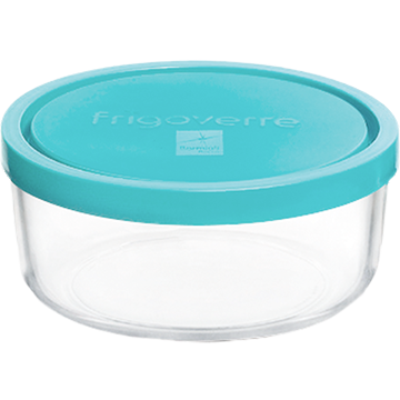 Round glass storage box 12x5.2cm 450ml