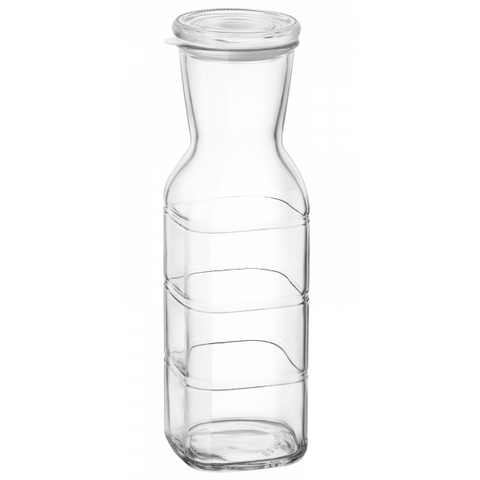 Glass Carafe with lid 1 litre