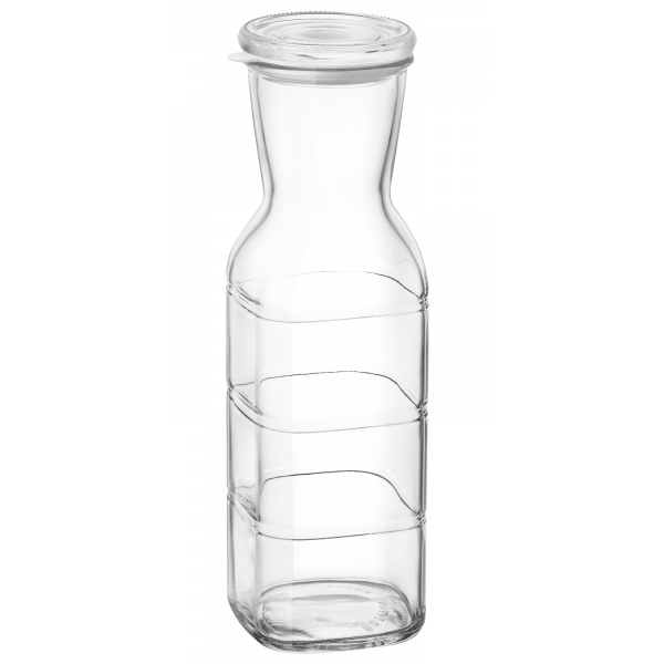 Glass Carafe with lid 1 litre