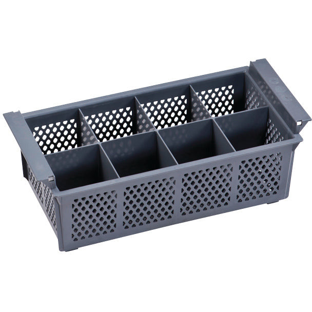 Dishwasher basket for cutlery with 8 compartments 42.6x25cm