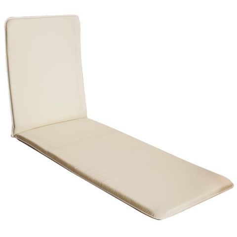 Sun lounger mattress beige "Wood" 190cm