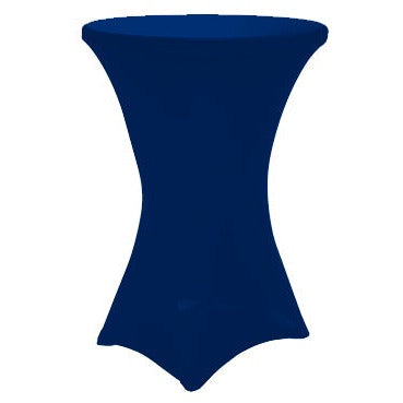 Elastic bar table cover dark blue 80x110cm