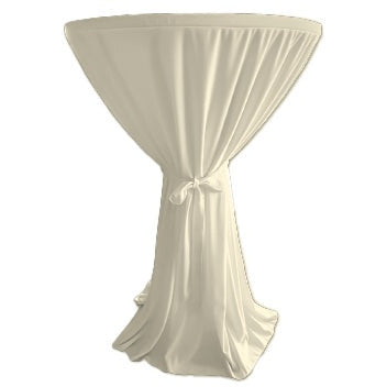 Textile cocktail table cloth ivory 80x110cm
