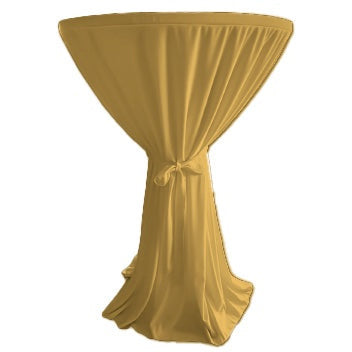 Textile cocktail table cloth gold 80x110cm