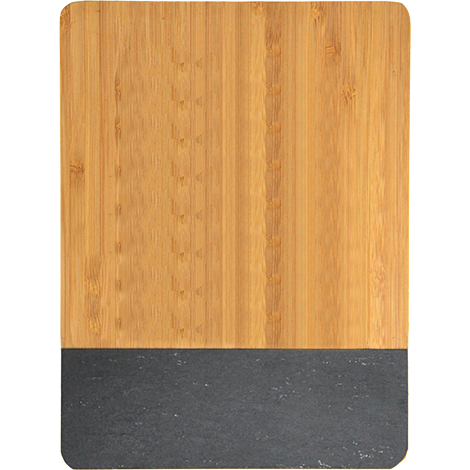 Bamboo board with slate 33cm
