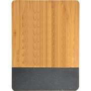 Bamboo presentation board with slate 21.5cm
