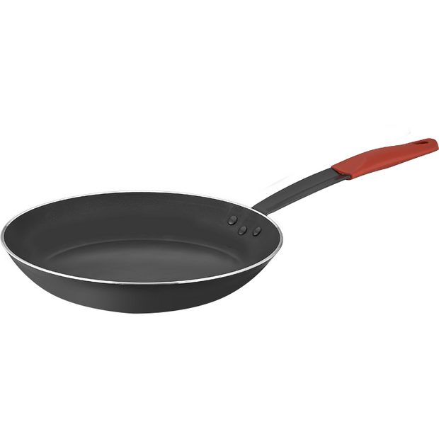 Frying pan with silicone covered handle 28x5.1cm