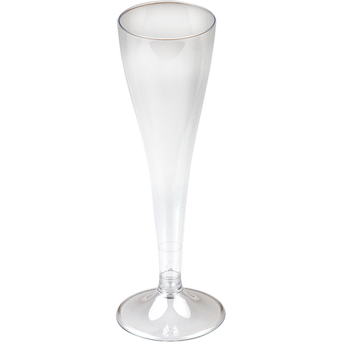 Polystyrene champagne flute 120ml