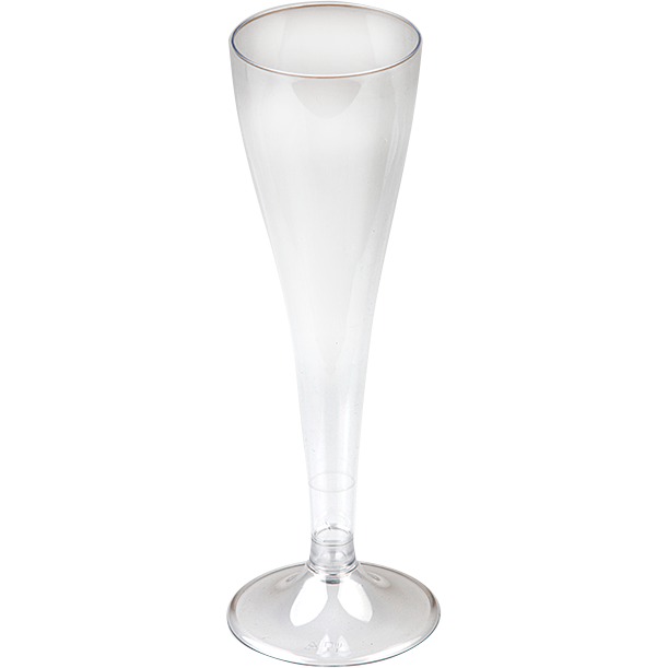 Disposable champagne flute 120ml