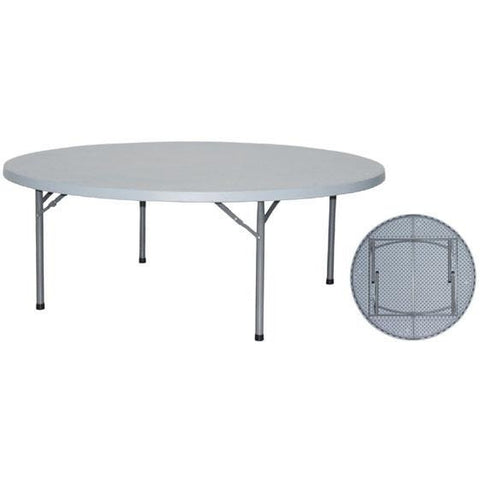 Round folding catering table 180cm