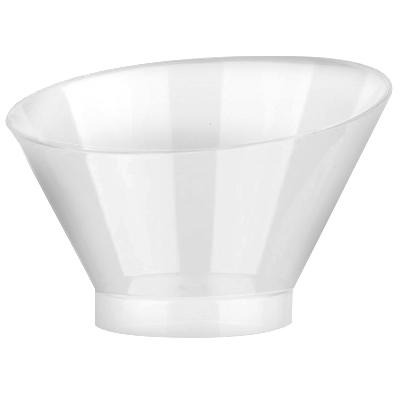 Polystyrene asymmetrical bowl 250ml