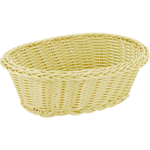 Oval waterproof bread basket natural 21cm