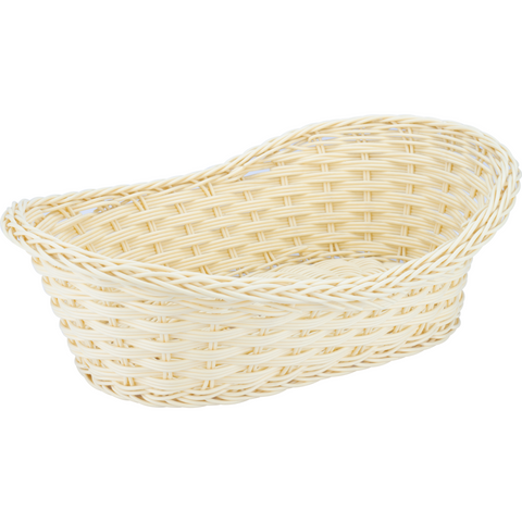 Oval waterproof bread basket natural 29cm