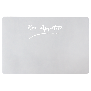 Placemat Bon Appetite Plain White" 43.5cm