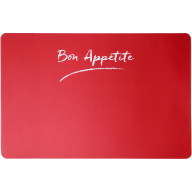 Placemat "Bon Appetit Plain Red" 43.5cm