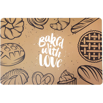 Placemat "Baked with love" 43.5cm