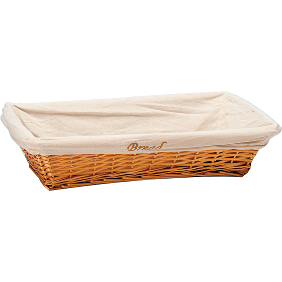 Rectangular Willow bread basket 55cm