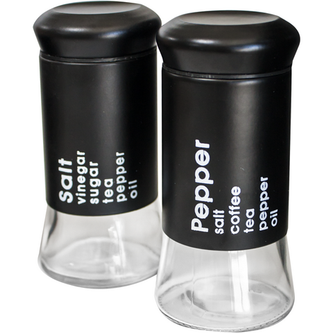 Salt and pepper shaker set "Black" 150ml